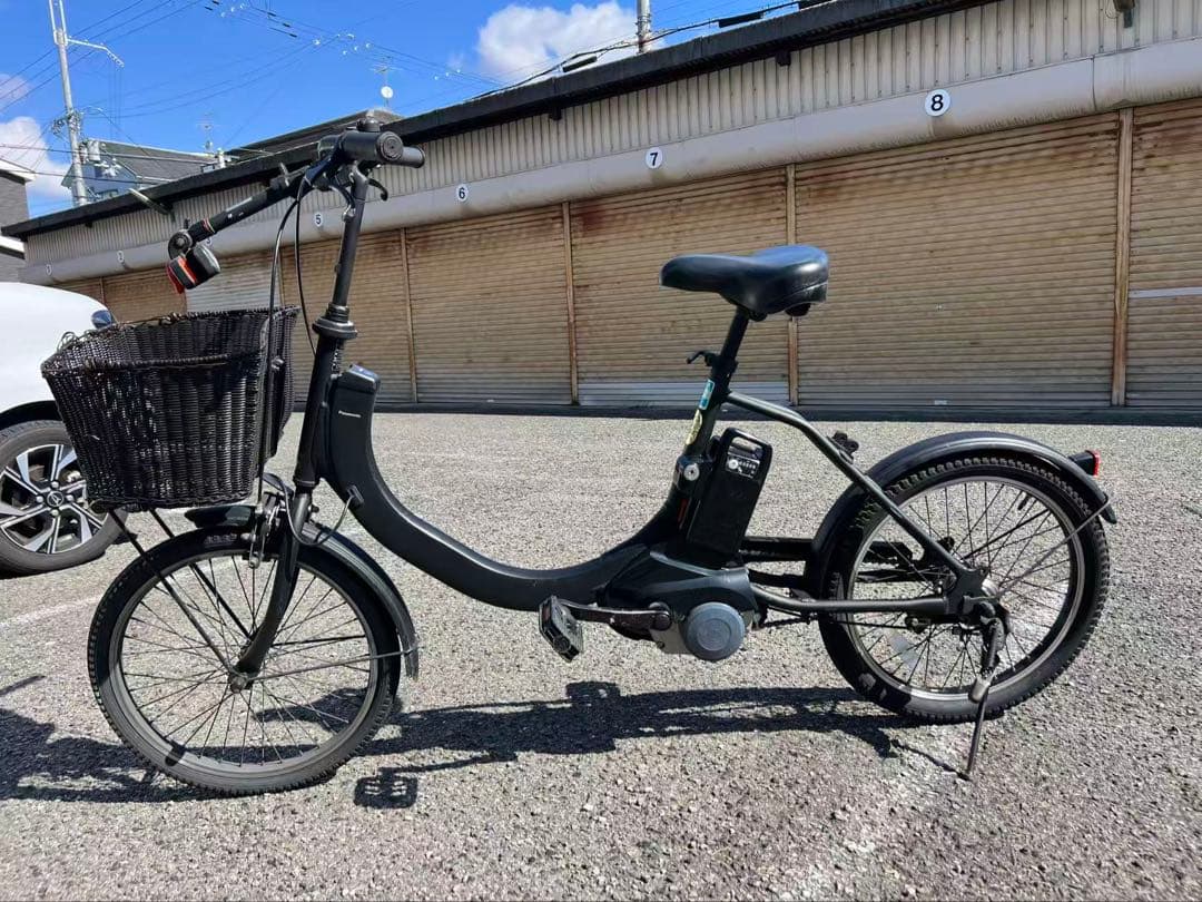 449 Panasonic 電動アシスト自転車 20インチ 8AH 充電器付