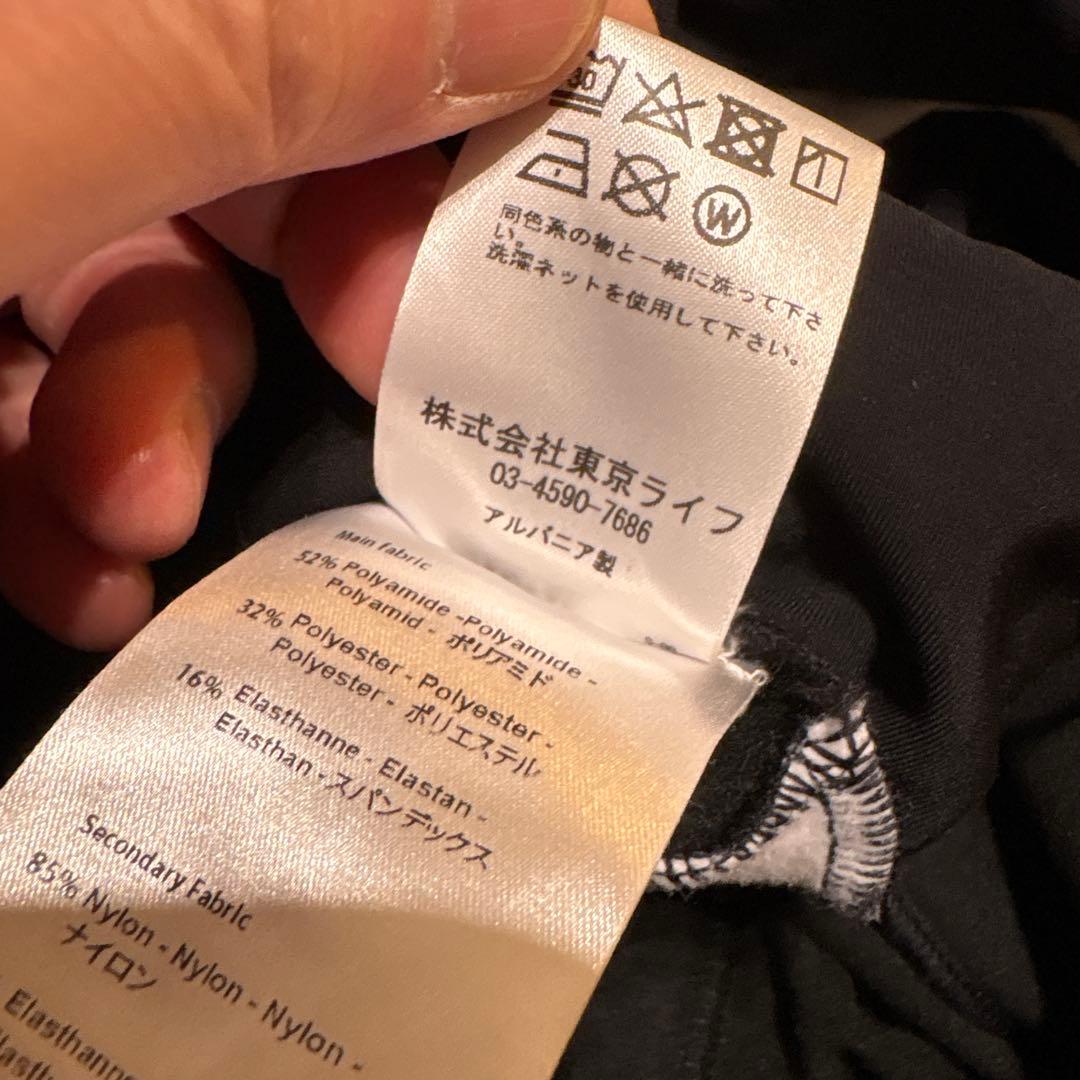 カフェドシクリステ ビブタイツ ウインタービブ L ブラック 黒 Chantal