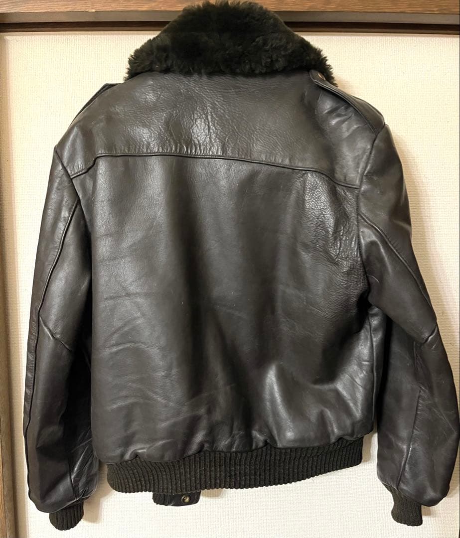 William Barry ブラックレザージャケット 40