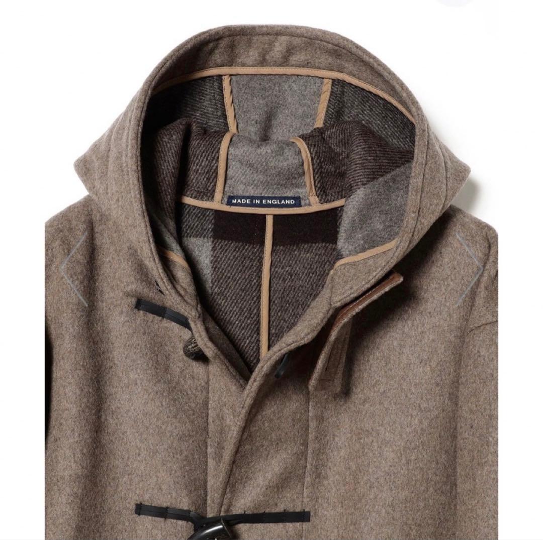 ウール ダッフルコート ブラウン