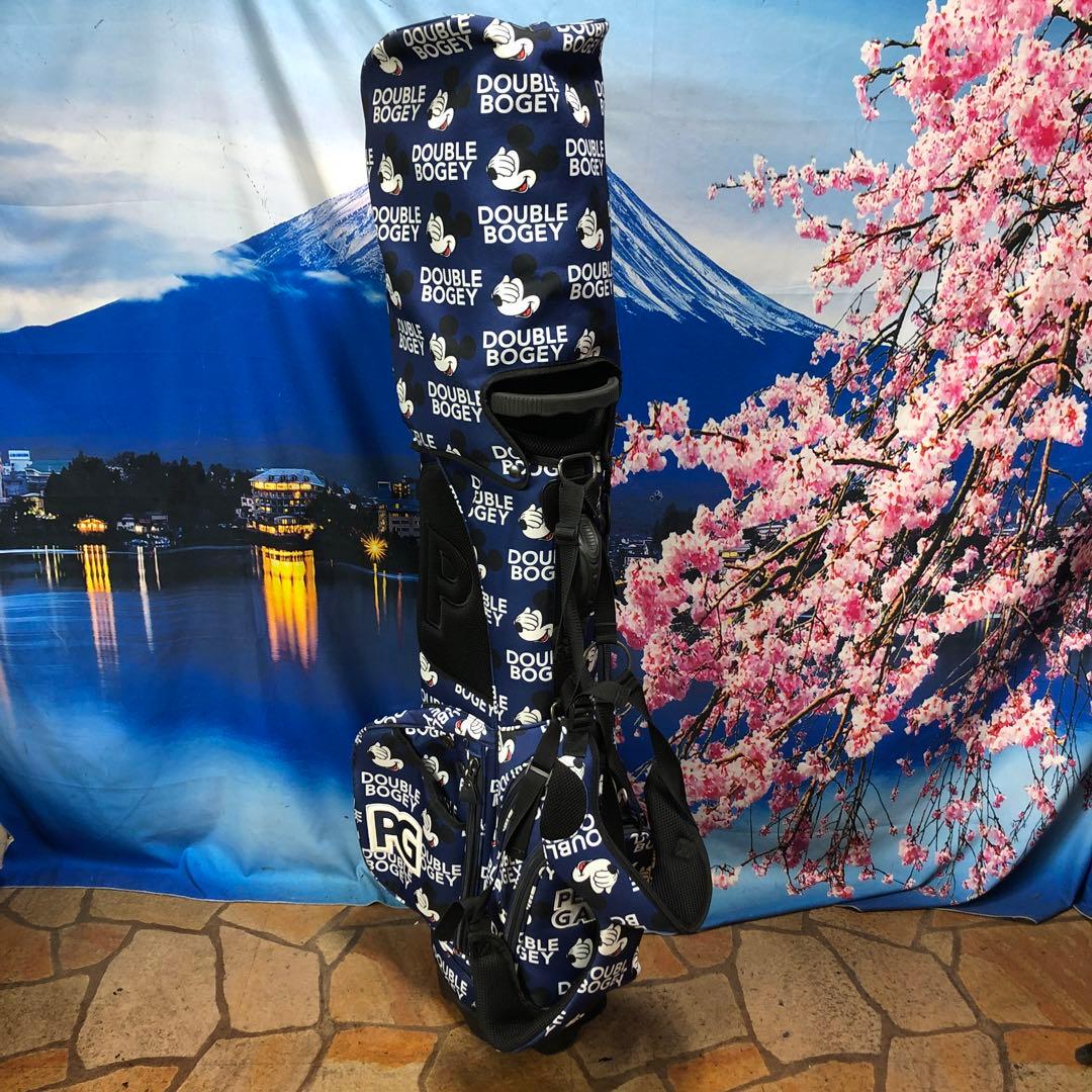 寶BU-1109 パーリーゲイツ ミッキーコラボ キャディバッグ スタンド式