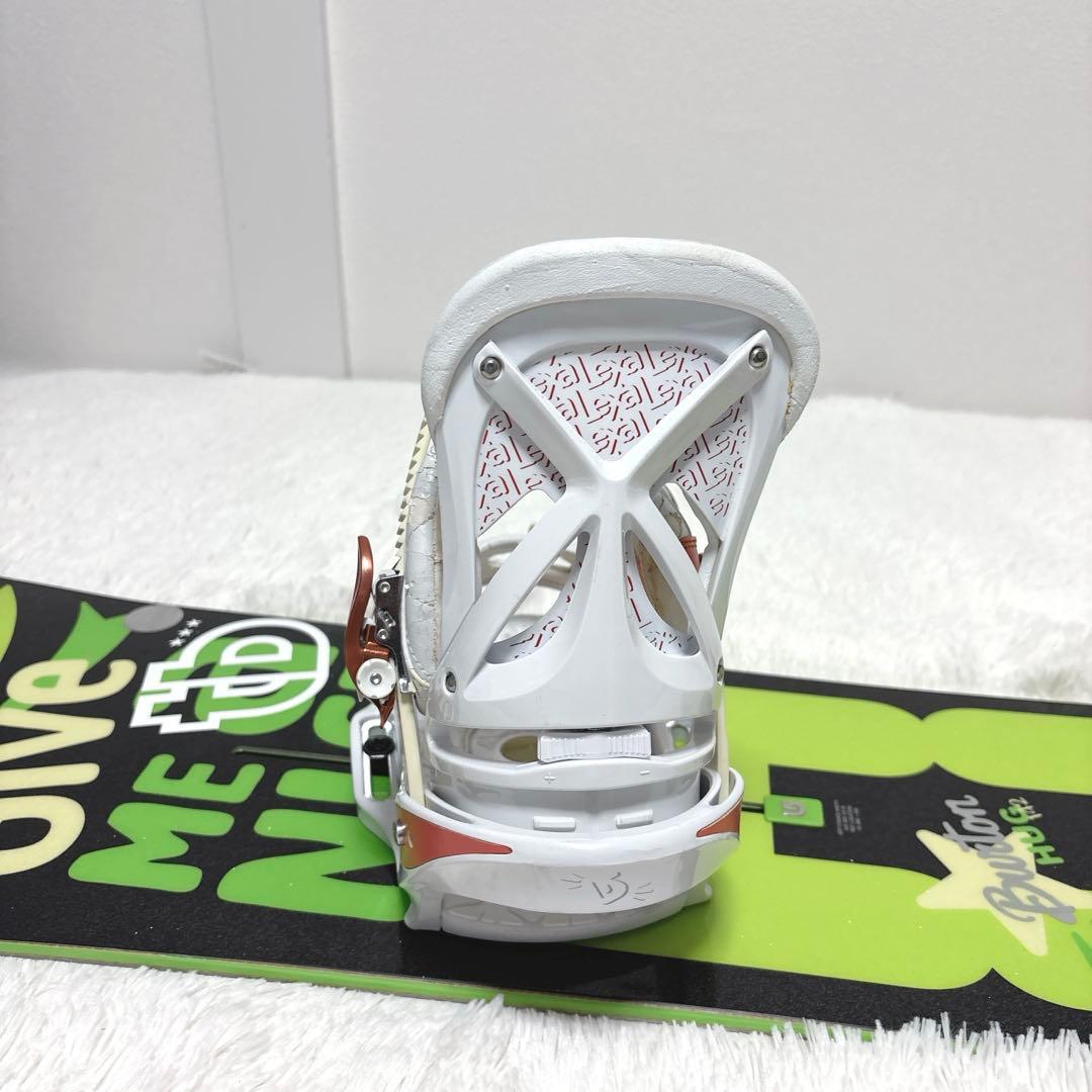 【極希少】 BURTON HUG 142cm ビンディング 2点セット