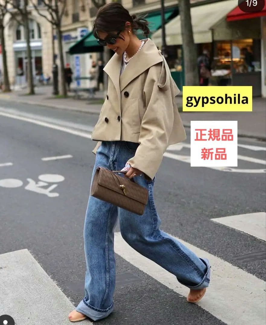 タグ付新品 gypsohila ジプソフィア Short Trench Coat