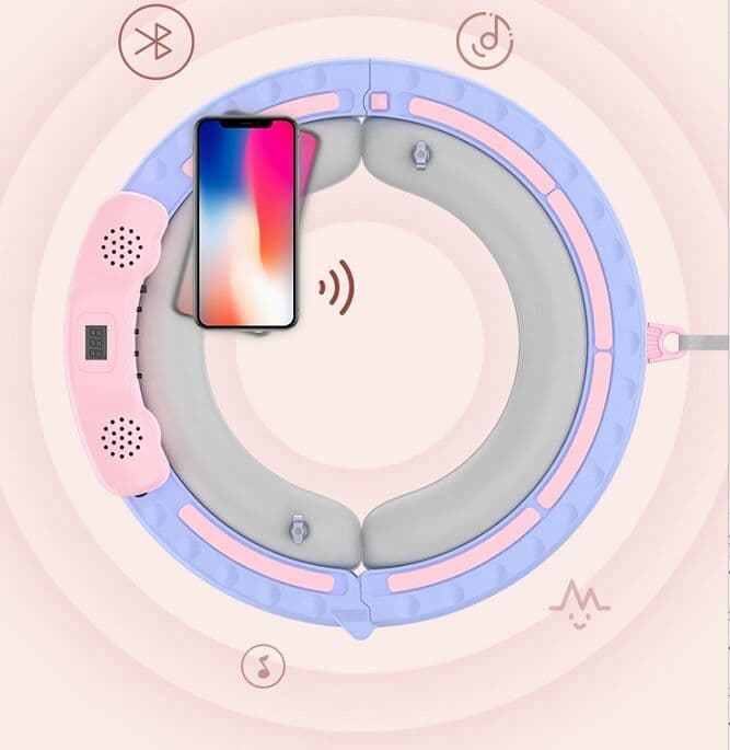 スマートフラフープ取り外し可能调整の可能性自动复帰落ちないフラフープ
