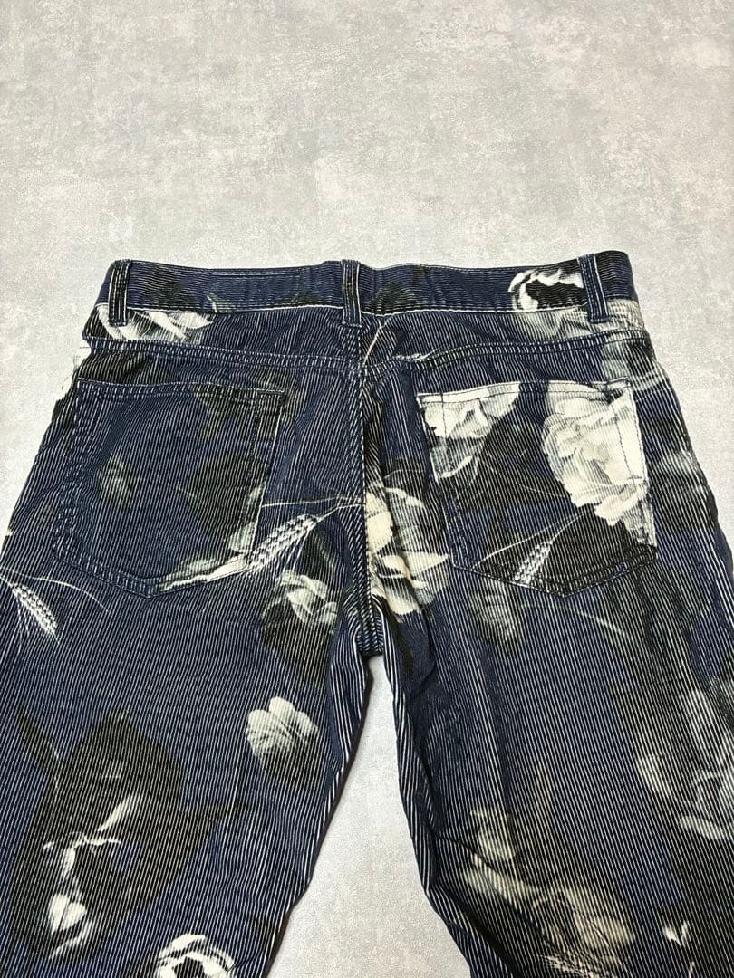 DOLCE&GABBANA DENIME GOLD 花柄 コーデュロイパンツ
