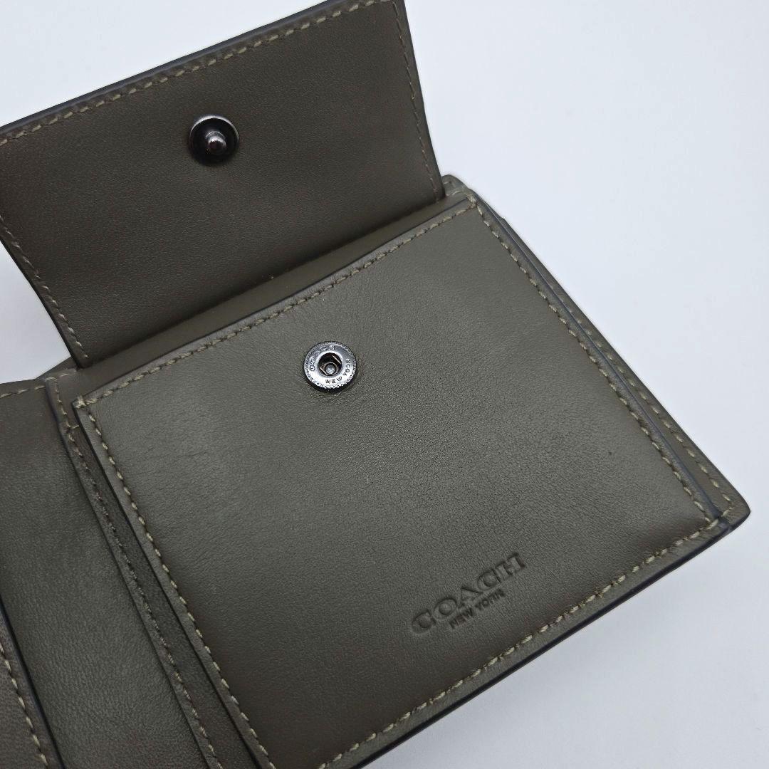 COACH 折り財布 新品 オリーブ 最新作 限定品 お札入れ 小銭入れ