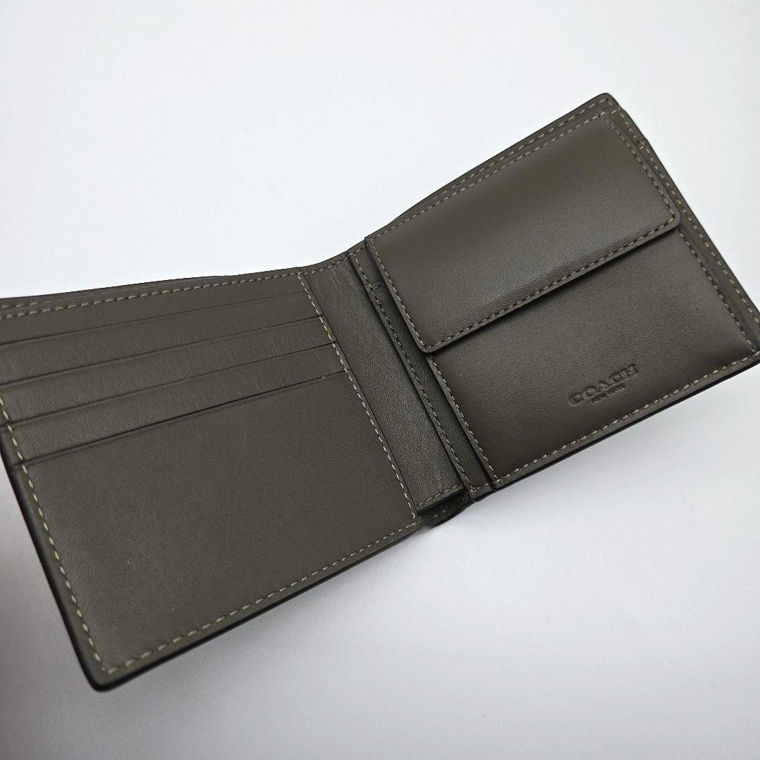 COACH 折り財布 新品 オリーブ 最新作 限定品 お札入れ 小銭入れ