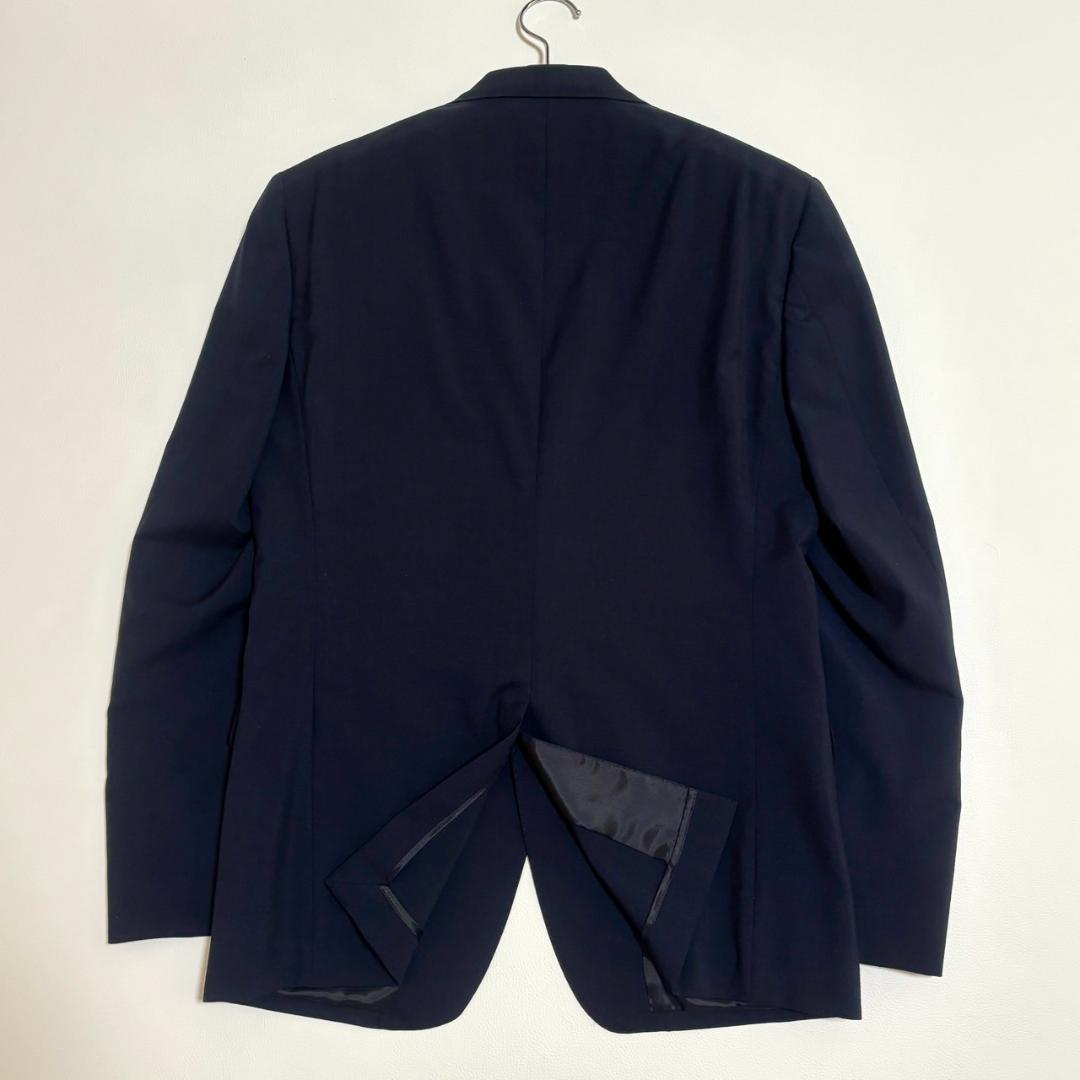 【美品】スーツセレクト ビジネススーツ 3ピース ベスト 無地 A6 L相当 紺