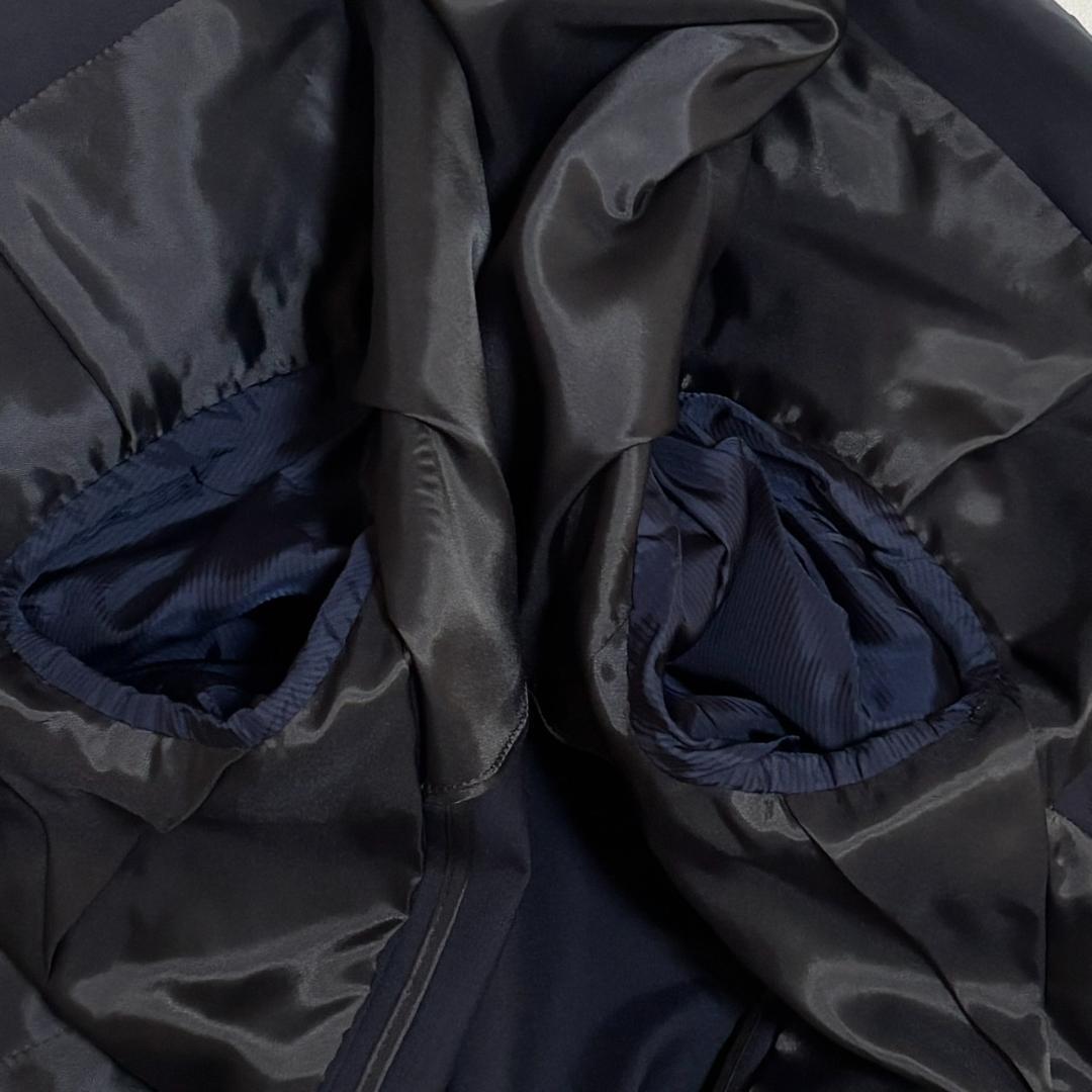 【美品】スーツセレクト ビジネススーツ 3ピース ベスト 無地 A6 L相当 紺