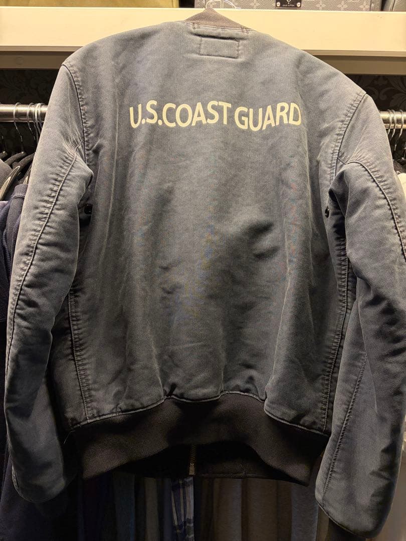 RRL ダブルアールエル デッキジャケット 濃紺 激渋 鬼フェード加工 サイズM