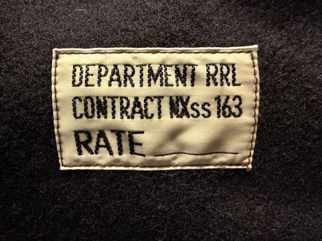 RRL ダブルアールエル デッキジャケット 濃紺 激渋 鬼フェード加工 サイズM