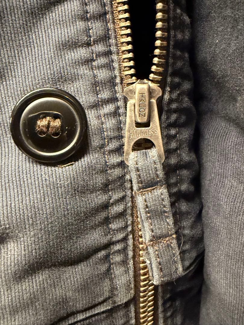 RRL ダブルアールエル デッキジャケット 濃紺 激渋 鬼フェード加工 サイズM