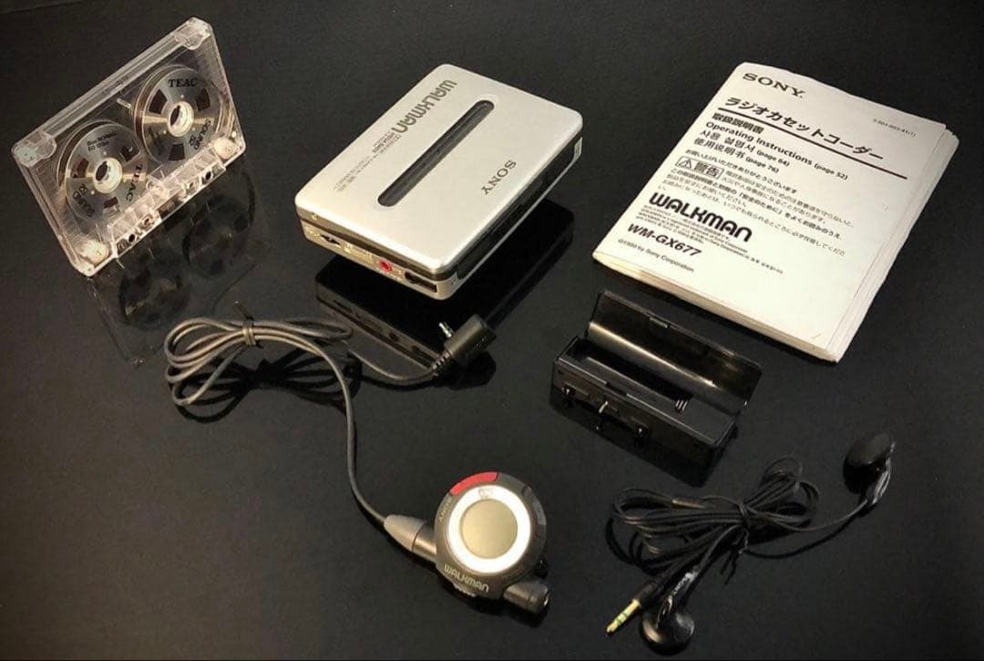 カセットウォークマン SONY WM-GX677 「整備済み、完動超美品」