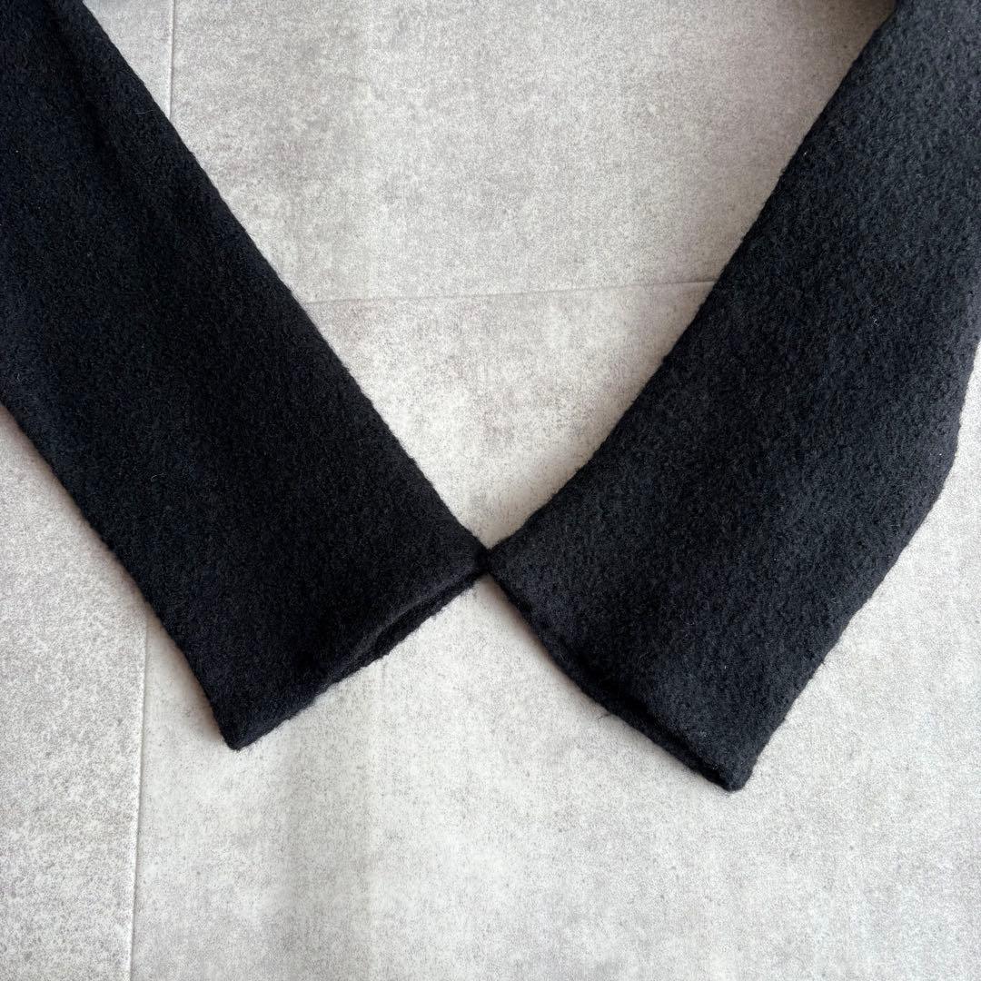 近年 ヨーガンレール ファインウールループ ワンピース黒 M