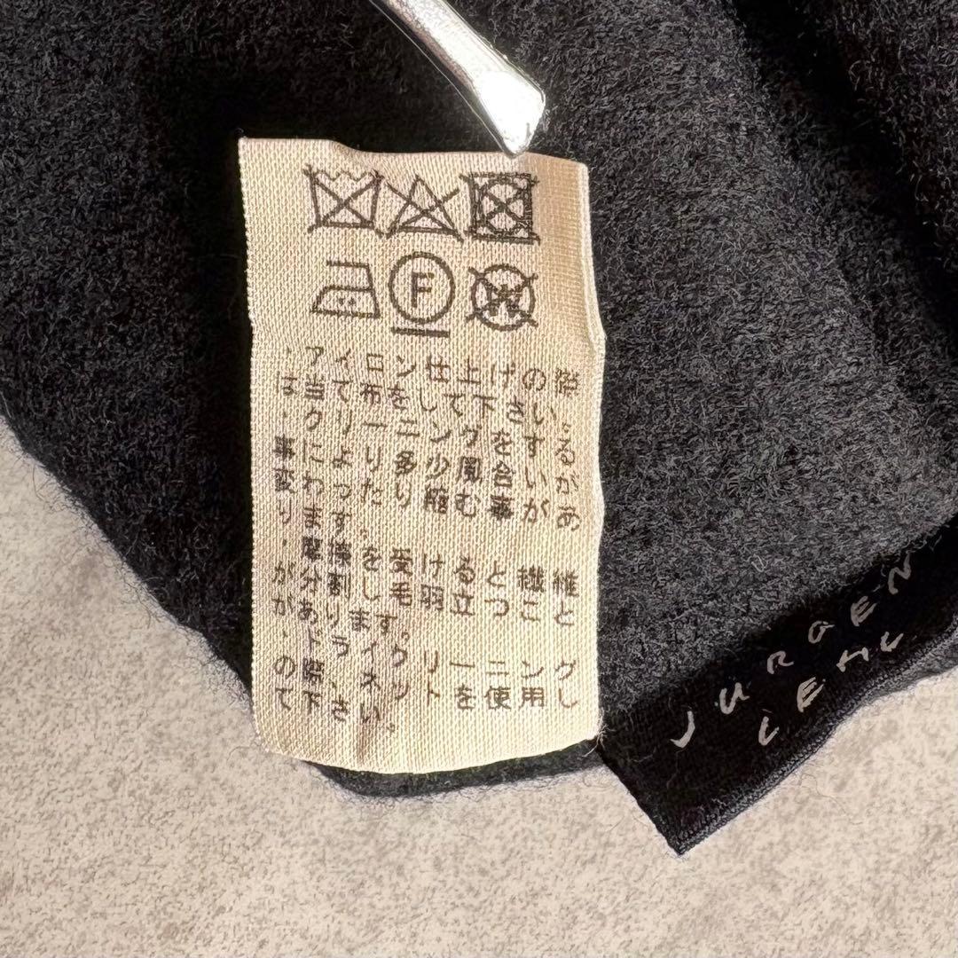 近年 ヨーガンレール ファインウールループ ワンピース黒 M