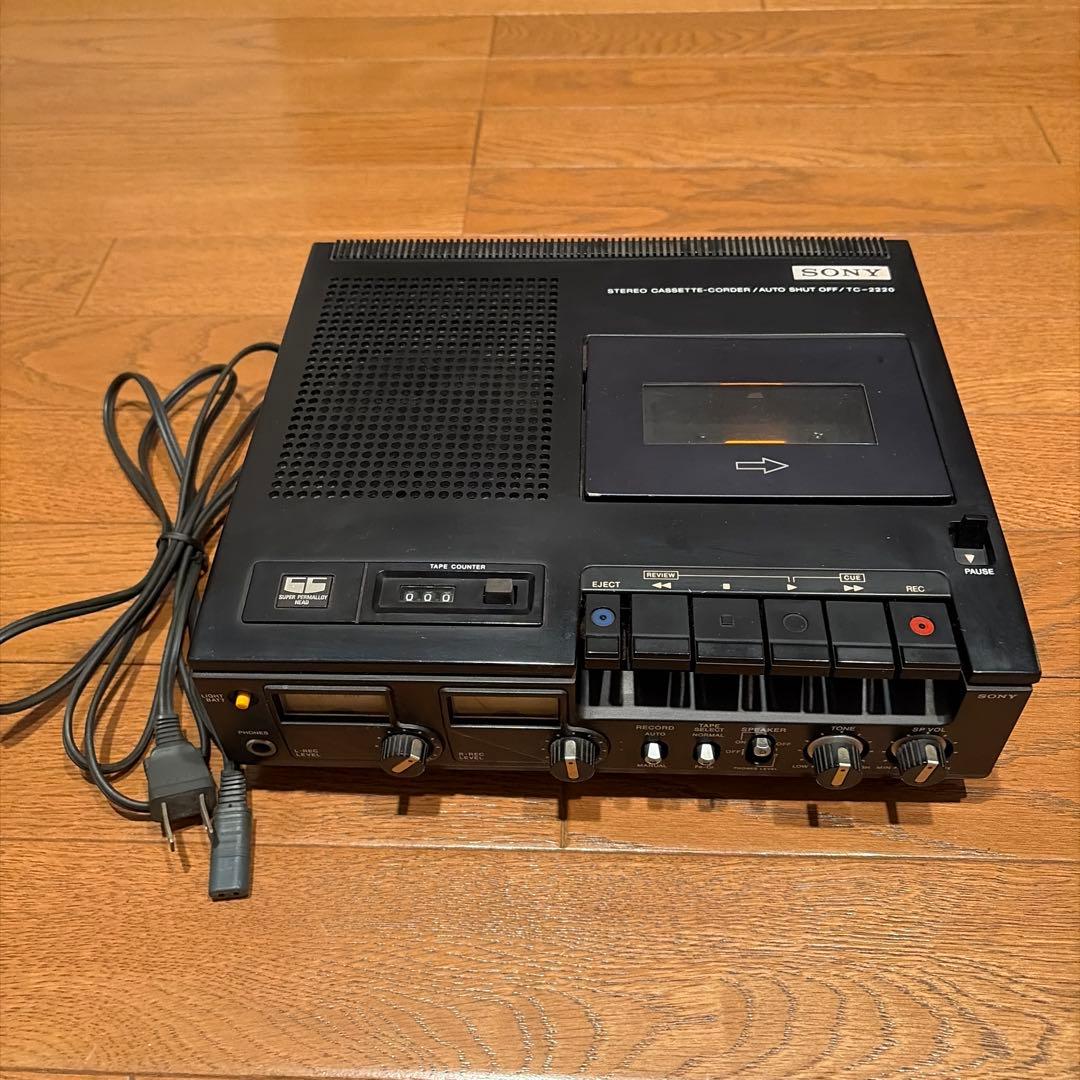 SONY ステレオカセットプレーヤー デンスケ TC-2220