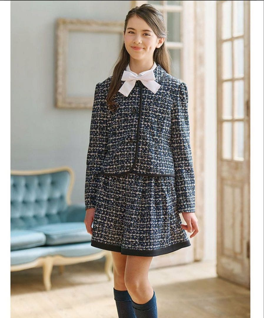 組曲セレモニースーツ　ツイードライク　160