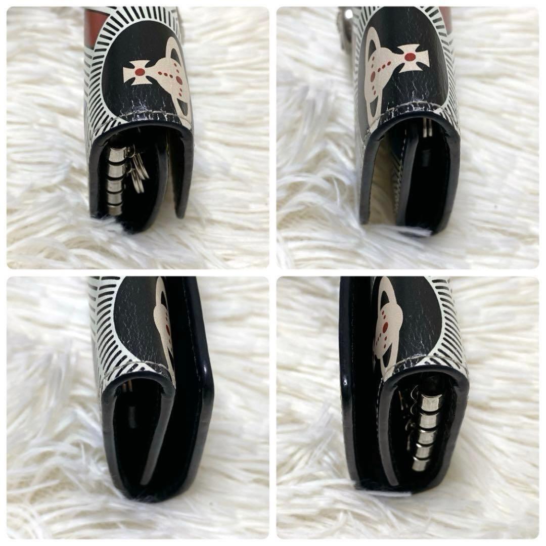 ✨希少✨ヴィヴィアンウエストウッド 4連 キーケース マルチカラー 総柄