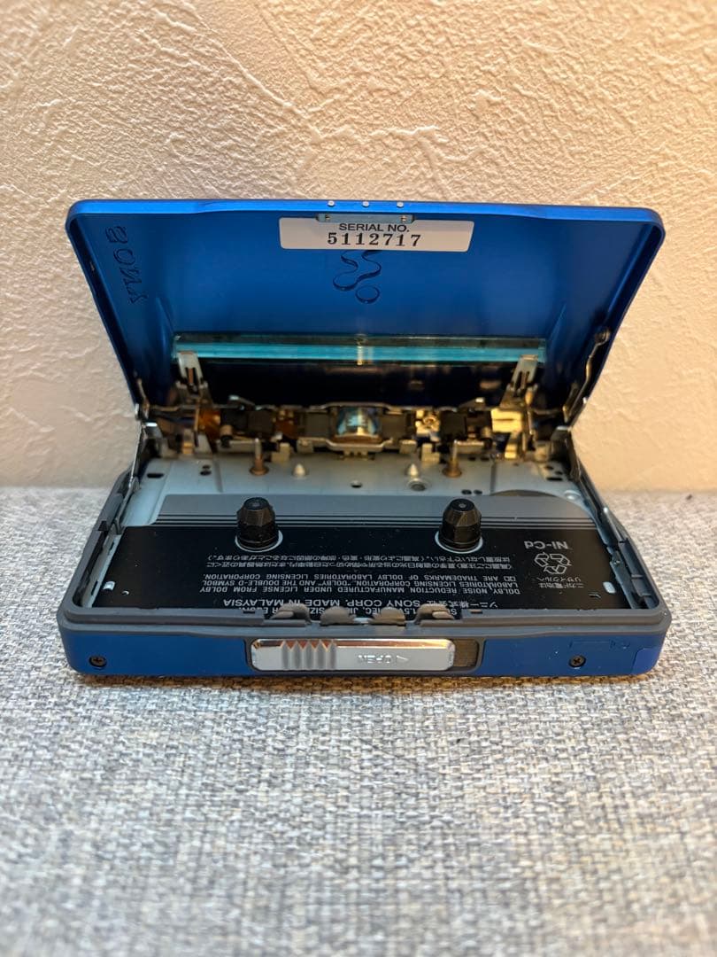 SONY ウォークマン WM-EX910 本体色 ブルー