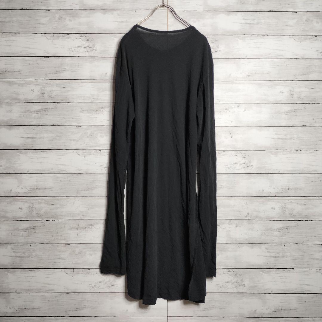 B Yohji Yamamoto ロングカットソー スリット コットン ワイズ