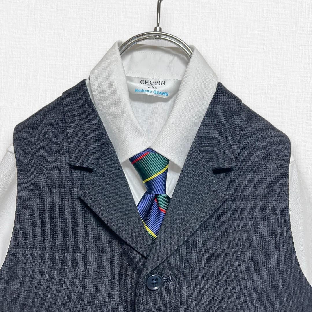 ●美品【130cm】CHOPIN with KodomoBEAMSスーツ卒園入学