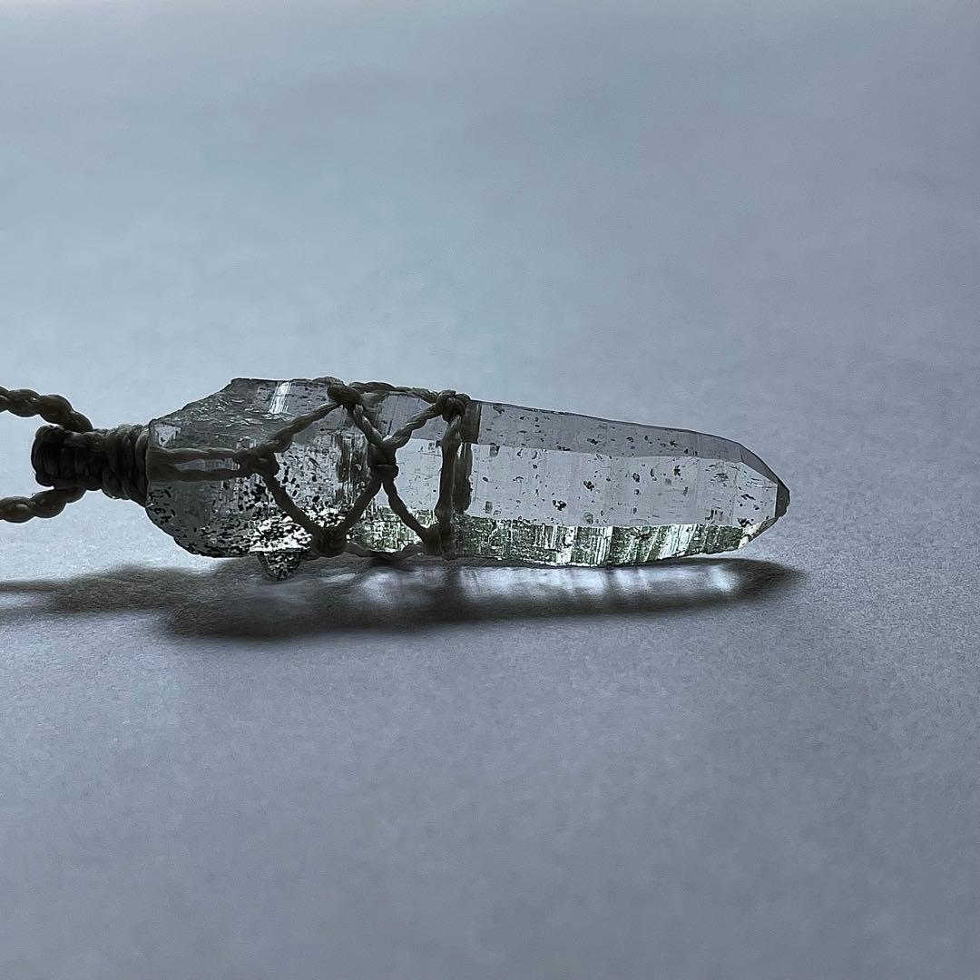 ヒマラヤ水晶 ガネッシュヒマール ＊ マクラメネックレス ペンダント23