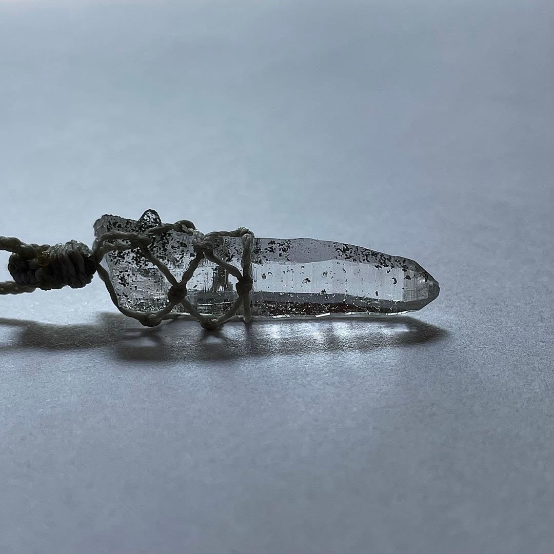 ヒマラヤ水晶 ガネッシュヒマール ＊ マクラメネックレス ペンダント23