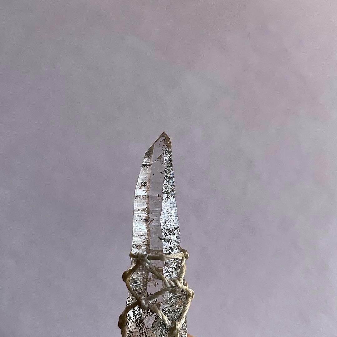 ヒマラヤ水晶 ガネッシュヒマール ＊ マクラメネックレス ペンダント23