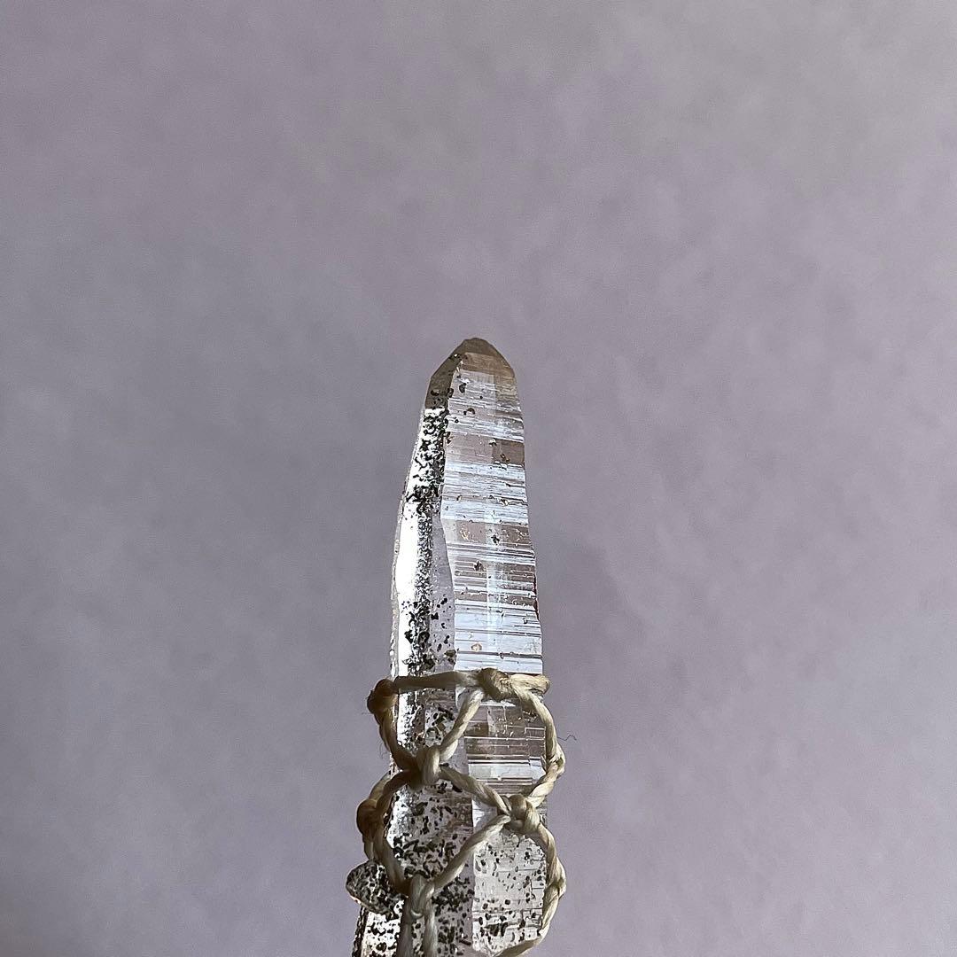 ヒマラヤ水晶 ガネッシュヒマール ＊ マクラメネックレス ペンダント23