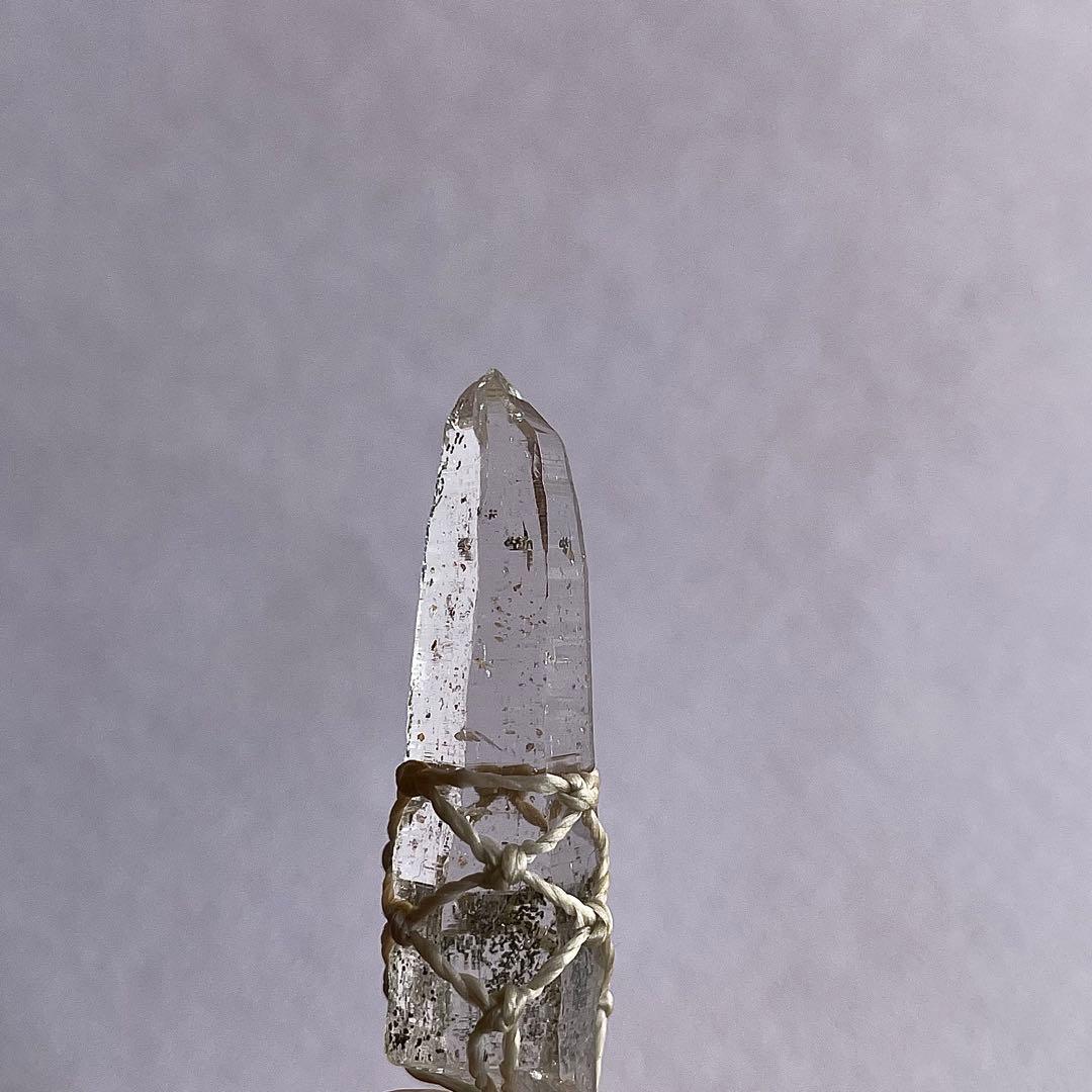 ヒマラヤ水晶 ガネッシュヒマール ＊ マクラメネックレス ペンダント23