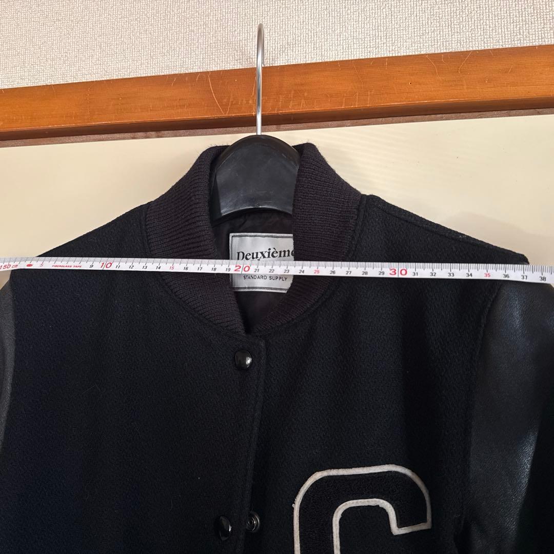 Deuxieme classe別注 シュタンバーム　スタジャン　レザー　アンゴラ