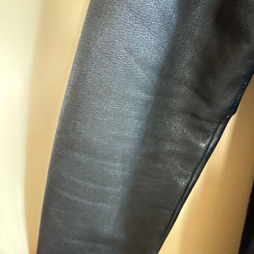 Deuxieme classe別注 シュタンバーム　スタジャン　レザー　アンゴラ