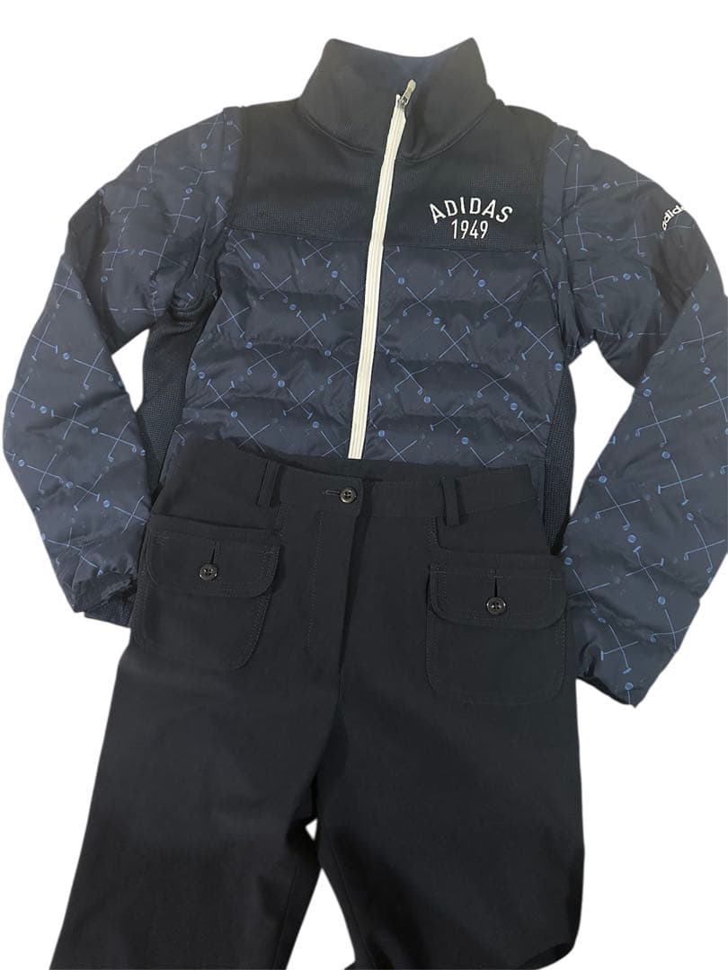 ADIDAS GOLF PEARLY GATES black&white3点