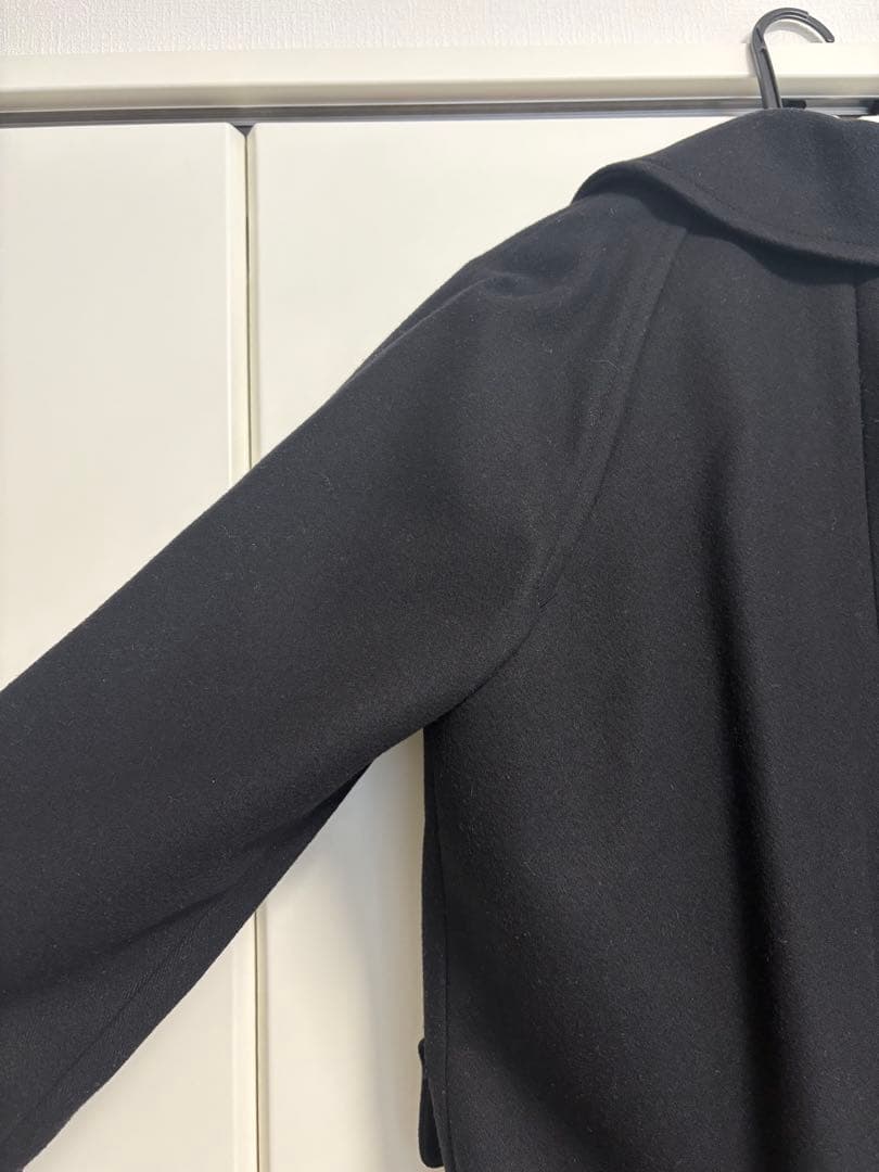 美品　Bellandi ミドルPコート　ブラック