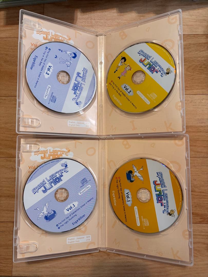 【未開封多数！】スピードラーニングジュニア　CDセットVol.1-12