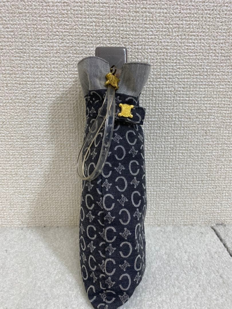 【未使用品】CELINE 折りたたみ日傘 晴雨兼用