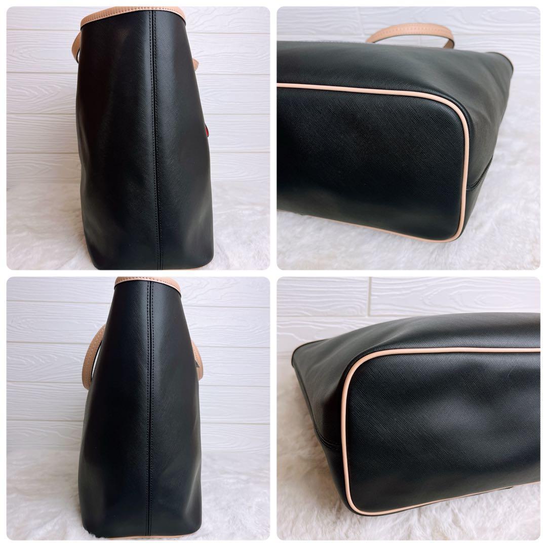 未使用タグ付き☆COACHコーチ トートバッグ レザー ブラック A4収納