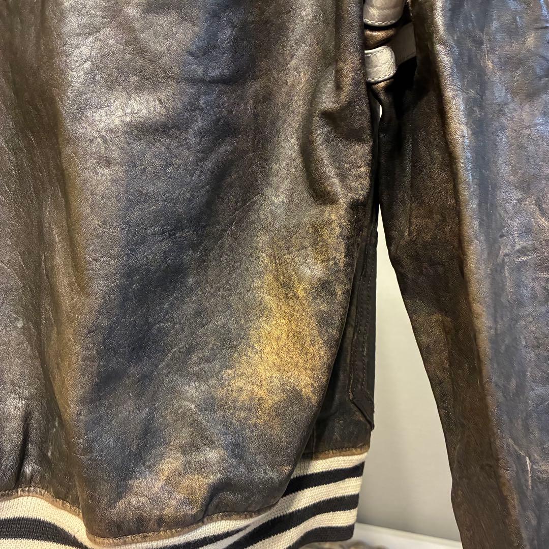 POLO RUGBY ラルフローレン レザージャケット インディアン スタジャン