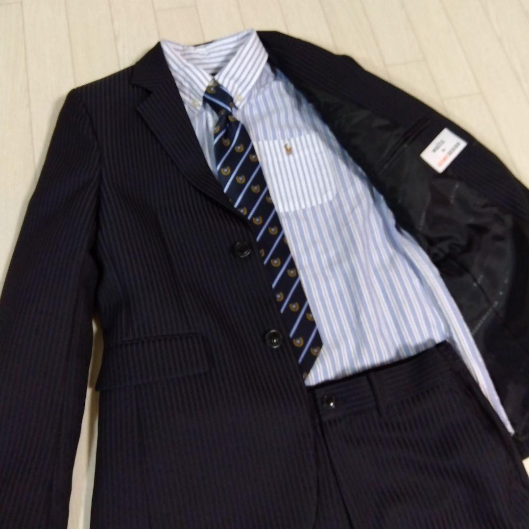 ワルツバイビームスデザイン他160　フォーマルセット 　青✕ストライプ　男の子