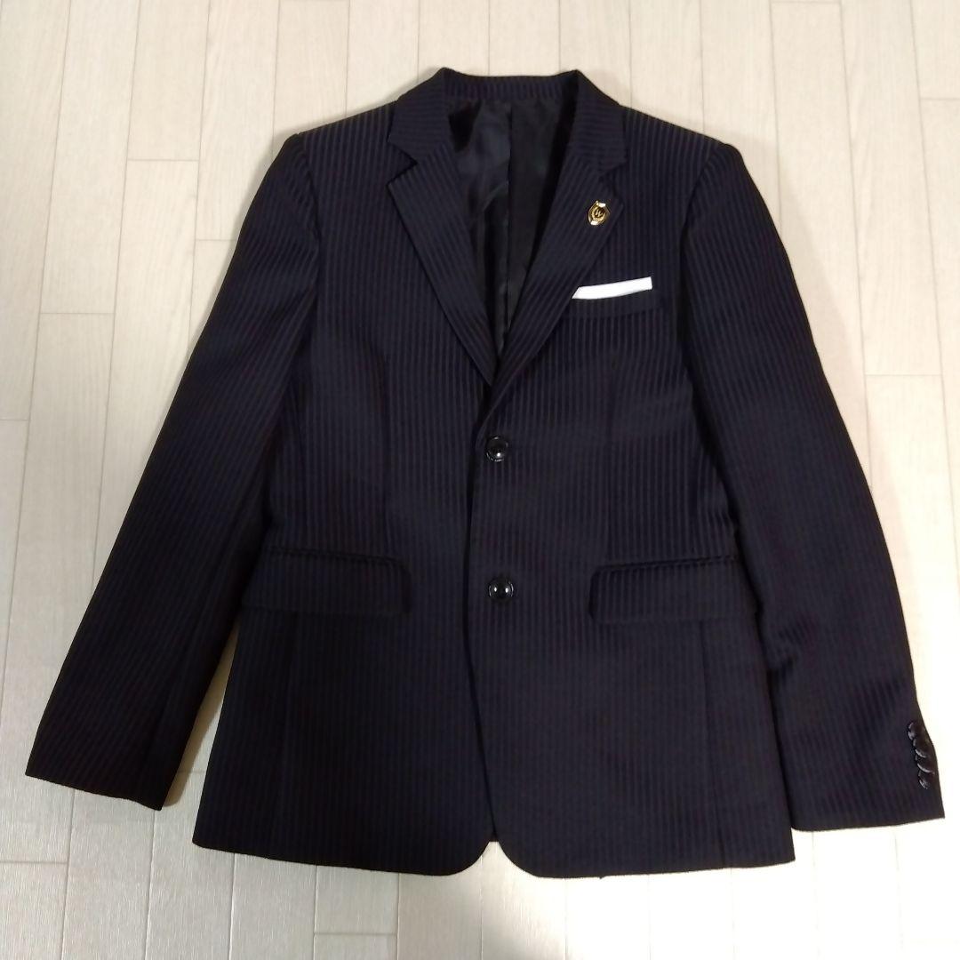 ワルツバイビームスデザイン他160　フォーマルセット 　青✕ストライプ　男の子