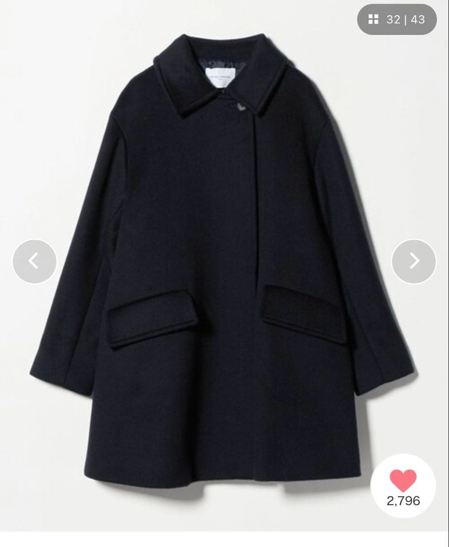 【極美品】2025AW今季ユナイテッドアローズ 2wayカラー ミドルコート