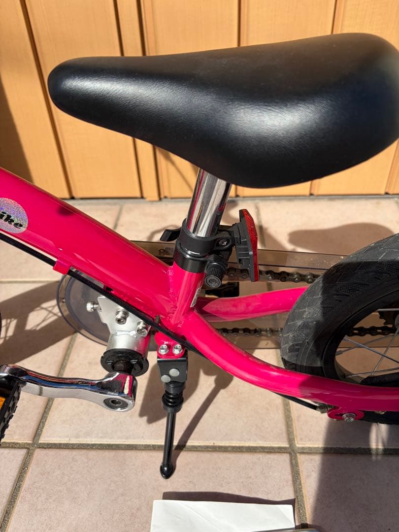 【中古】へんしんバイク2 12インチ ピンク