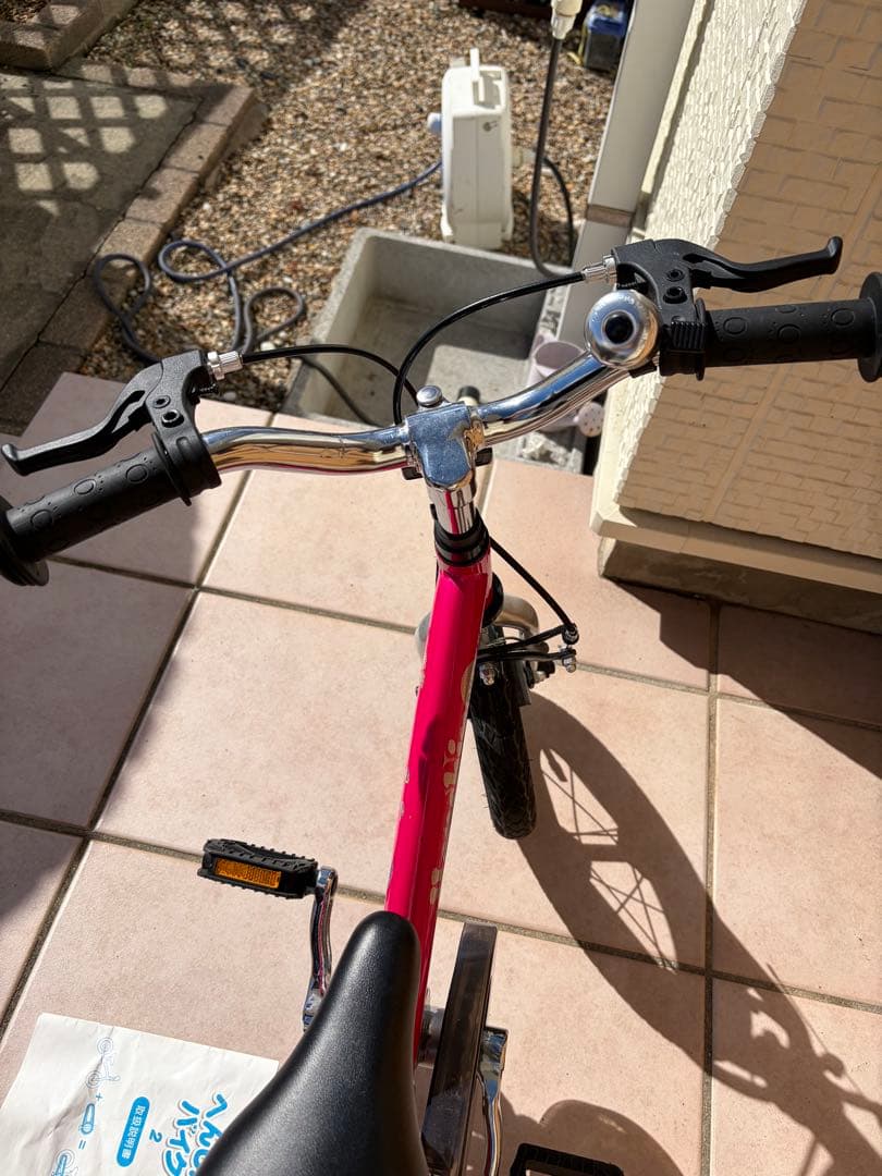 【中古】へんしんバイク2 12インチ ピンク