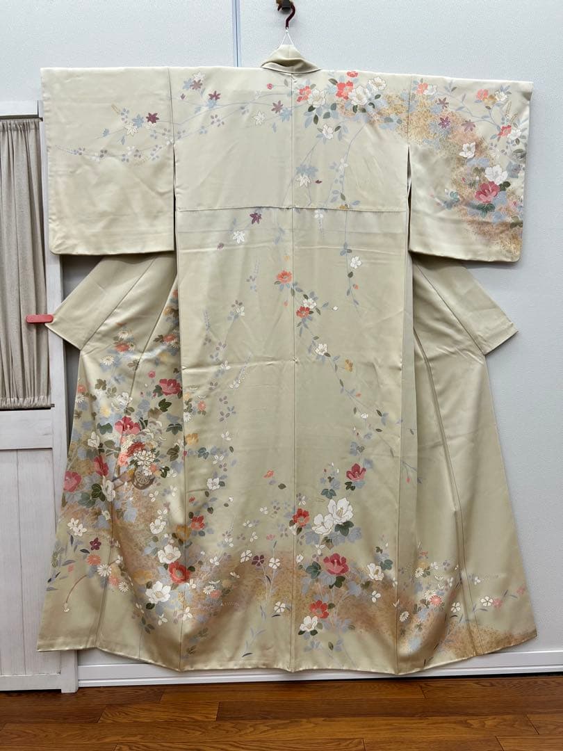 橘吉也様　　　　　　　　　正絹　訪問着・共誂の長襦袢2点セット　訪問着セット