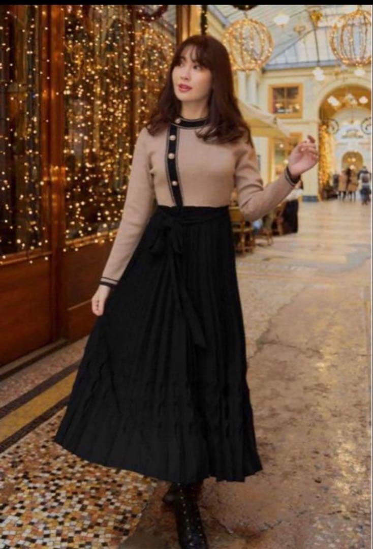 ワンピース Herlipto Saint Honore Long Dress