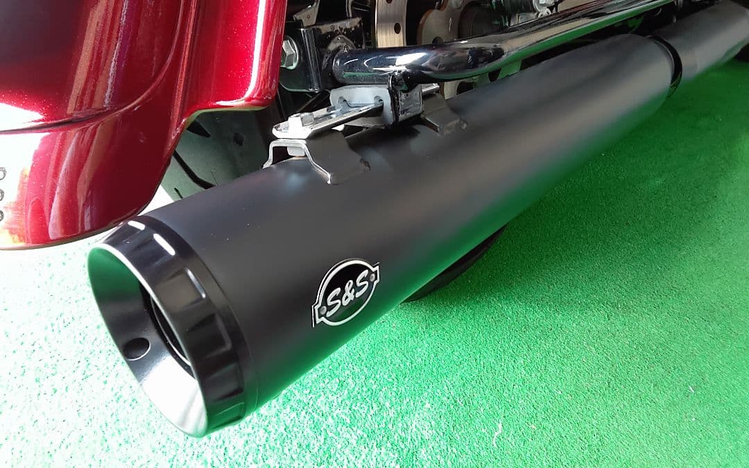 Harley-Davidson【ツーリング】S&Sスリップオンマフラー　美品!