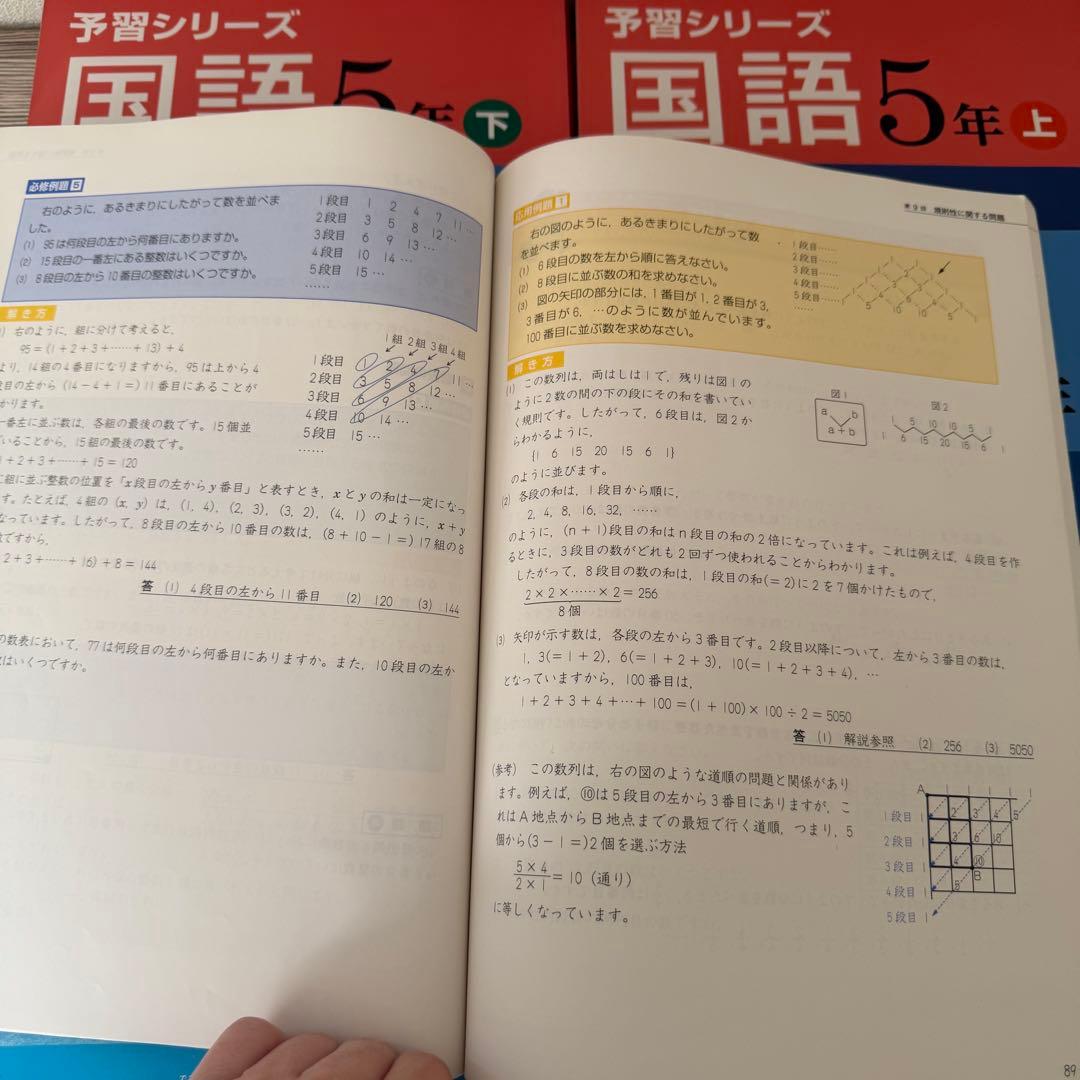￼中学受験 四谷大塚 5年生 予習シリーズ 演習問題 春期夏期講習 ￼21冊