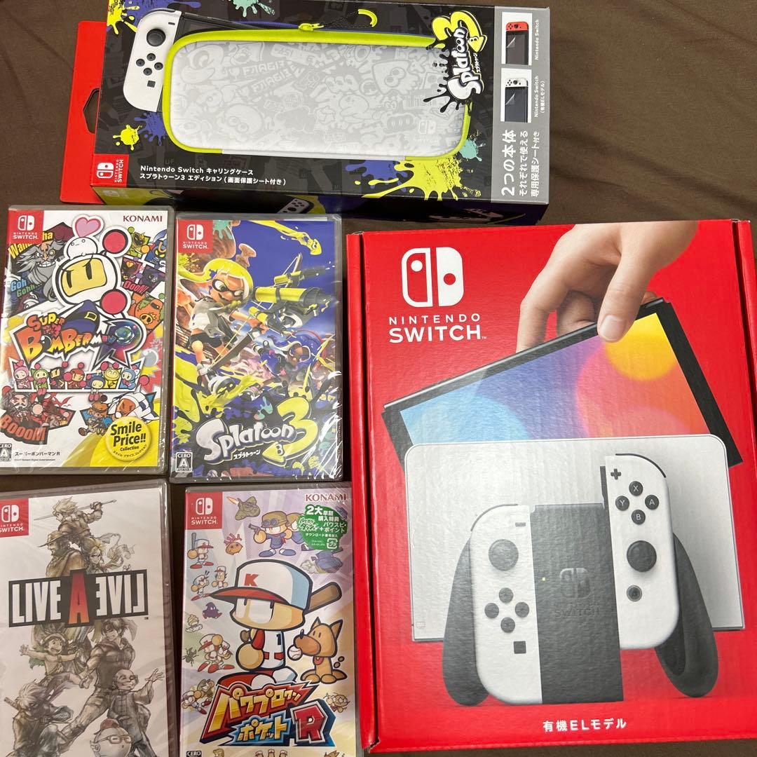 全て未使用！Switch本体、ソフト、ケース