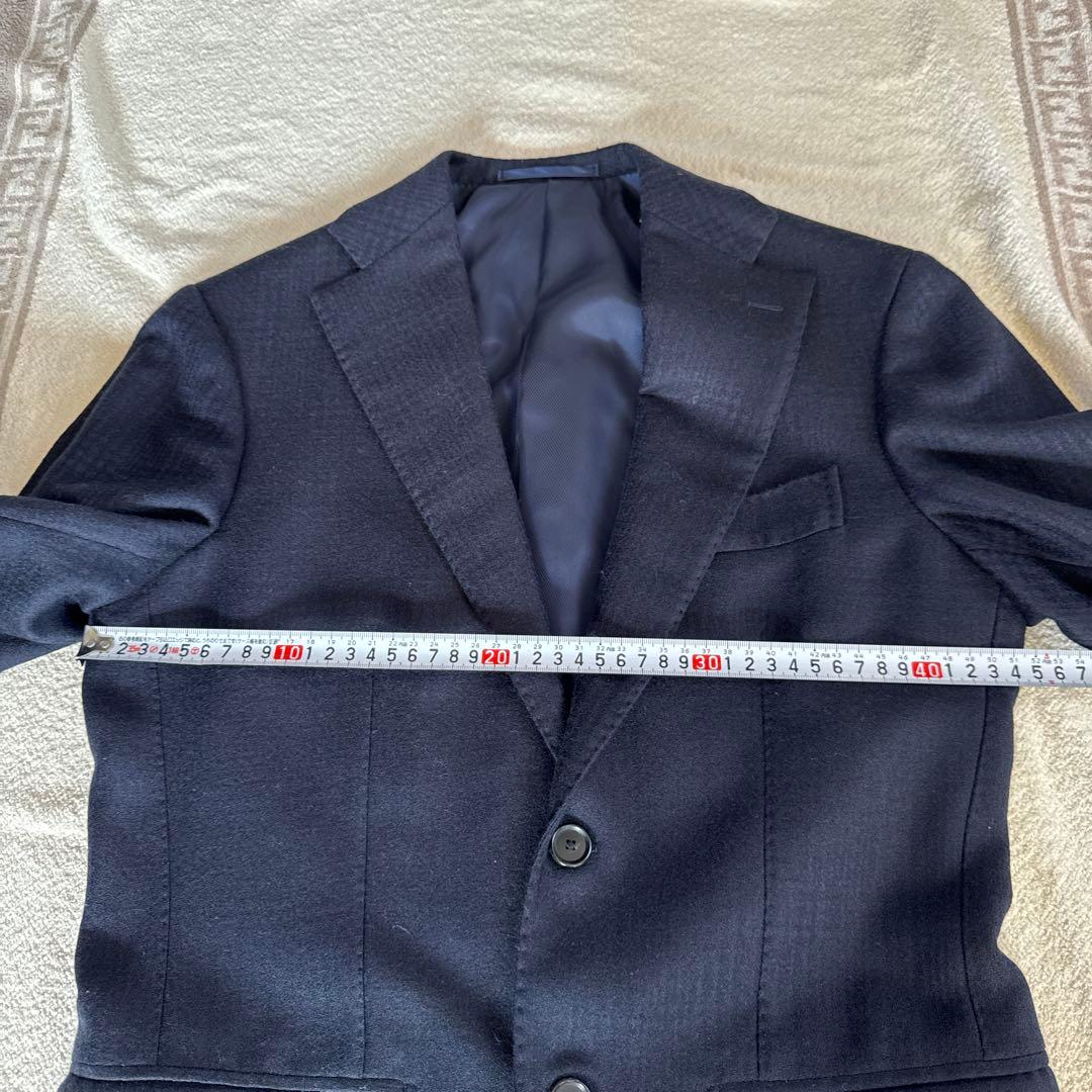 Brilla ダークブルー 二つボタンジャケット 42