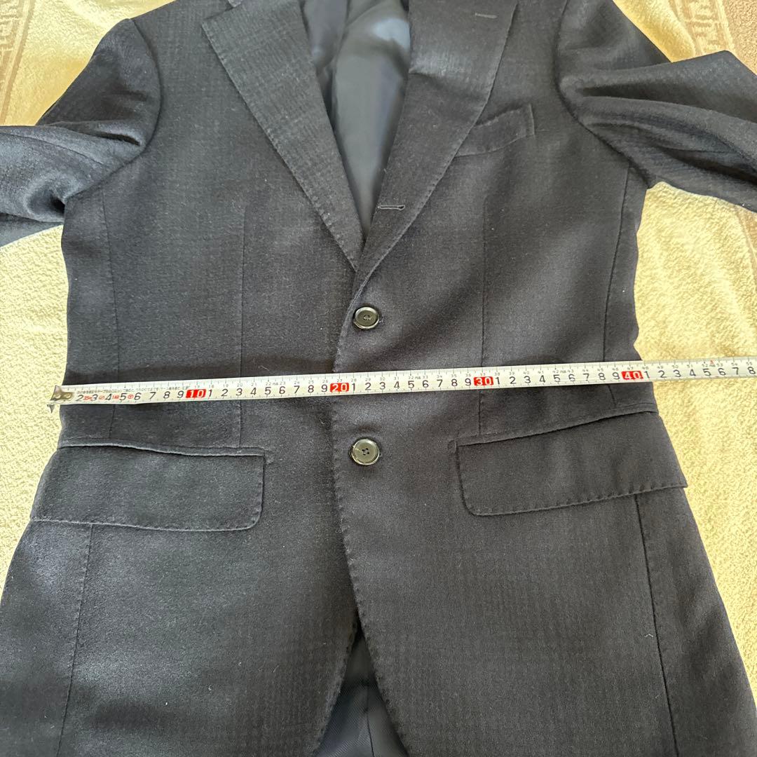 Brilla ダークブルー 二つボタンジャケット 42